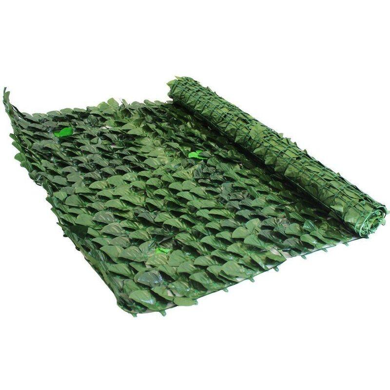 Siepe sintetica giardino con foglie di edera Cm 1,5x3 m Ever Green Edera