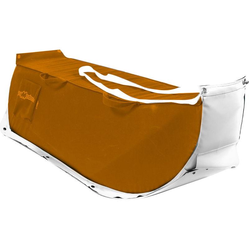 Slitta Per Neve 135x38x34 Cm In Acrilico Slittone Arancione - Pomodone