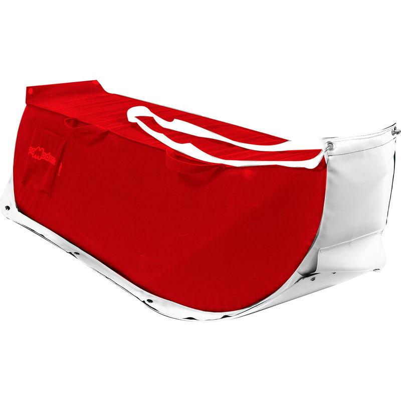 Slitta Per Neve 135x38x34 Cm In Acrilico Slittone Rosso - Pomodone