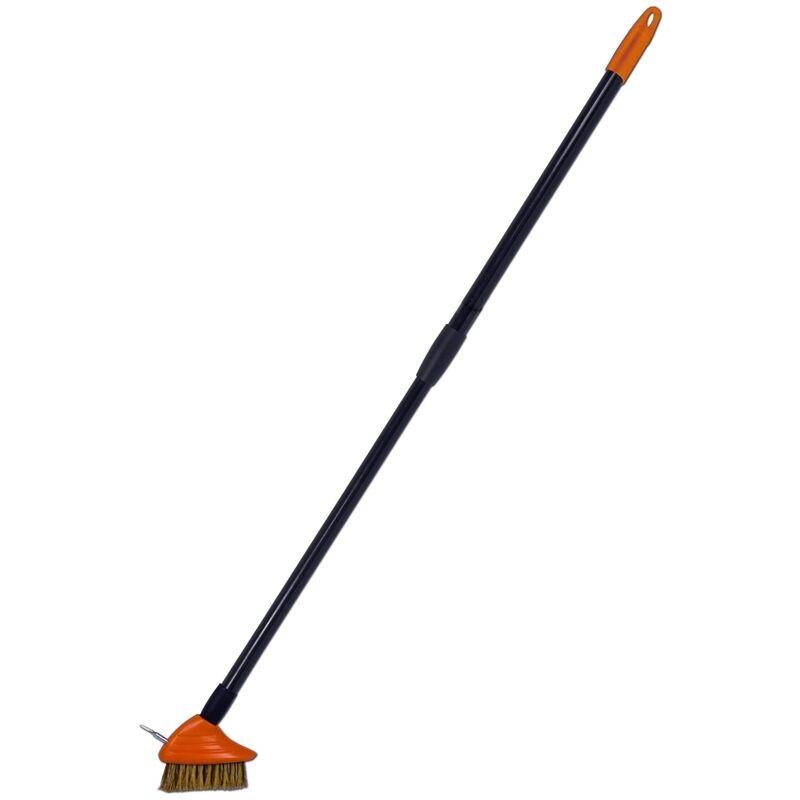 Spazzola telescopica per la pulizia di selciati