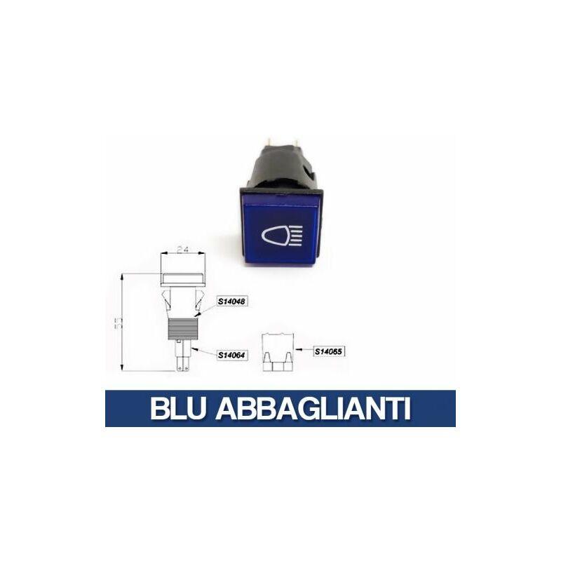 Spia Universale Luce Luminosa Ricambio Veicoli Mezzi Agricoli Trattore 29242V Blu Abbaglianti (31898)