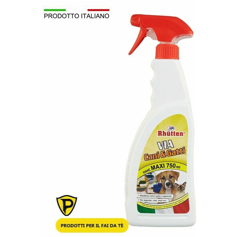 Dissuasore Repellente spray allontana cani e gatti stop Pipi rhutten - da 750 ml
