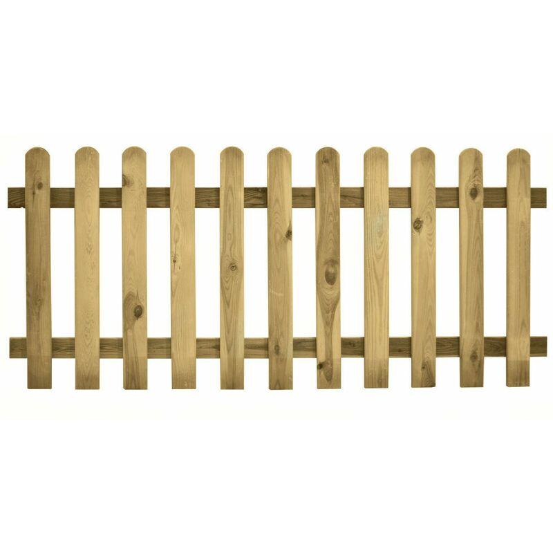 Steccato in Legno modello Milano Fisso Dimensione cm 180x80