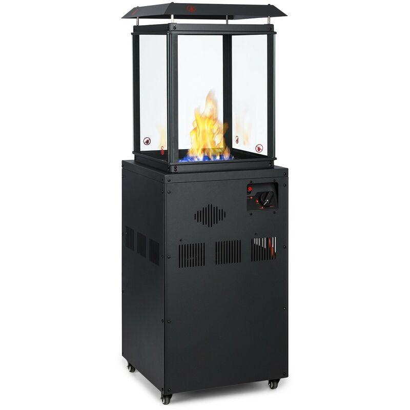 Blumfeldt - Stufa a gas Flagranti da 8kW bombole di gas fino a 11kg acciaio inox nero Blumfeldt - Stufa a gas Flagranti da 8kW bombole di gas fino a 11kg acciaio inox nero