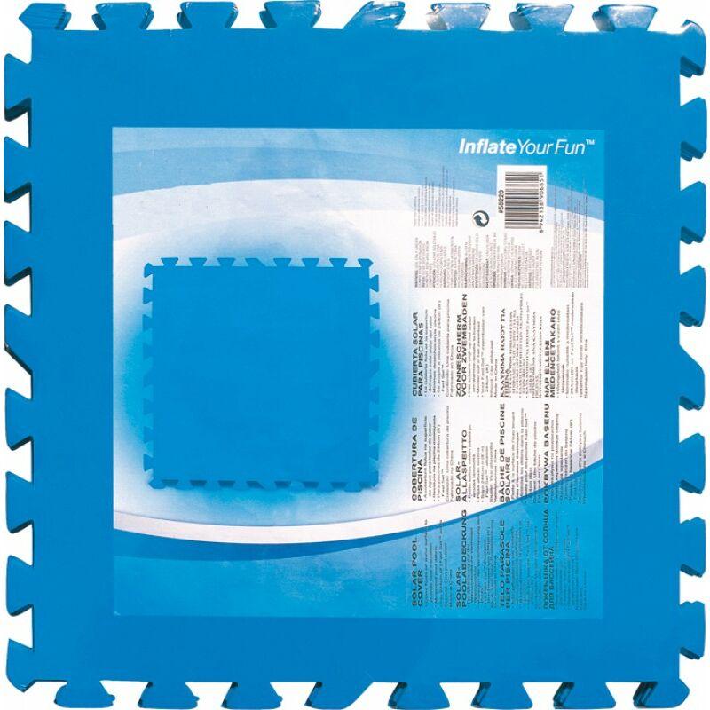 Tappetini sotto piscina pz.9 cm.50X50 mattonella puzzle componibile Bestway