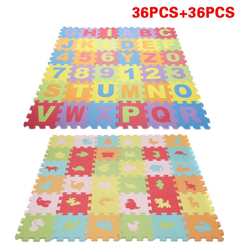 Tappeto Puzzle Schiuma Eva,Tappeto da Gioco per Bambini,26 Lettere+0 a 9+36 Animali(72 Pezzi) Tappeto Puzzle Schiuma Eva,Tappeto da Gioco per Bambini,26 Lettere+0 a 9+36 Animali(72 Pezzi)