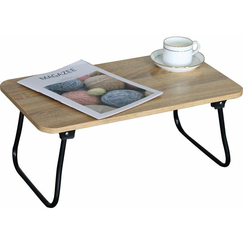 Vassoio Colazione Tavolino Richiudibile Pieghevole colore rovere da 53x33x23 cm. Vassoio Colazione Tavolino Richiudibile Pieghevole colore rovere da 53x33x23 cm.