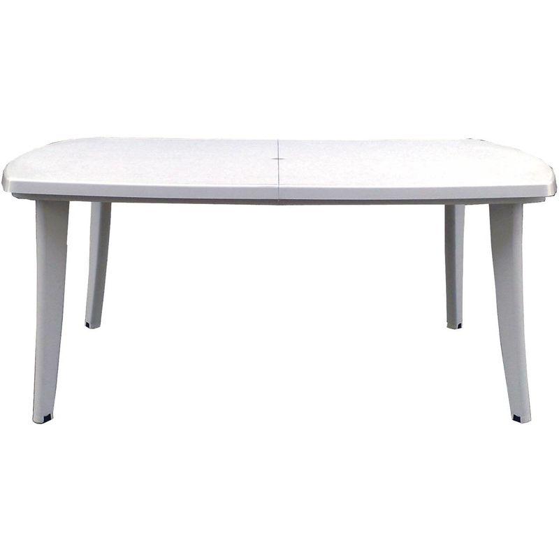 Tavolo da giardino Atlantic - Resina - Max 2,25 m - Bianco - HABITAT ET JARDIN Tavolo da giardino Atlantic - Resina - Max 2,25 m - Bianco - HABITAT ET JARDIN