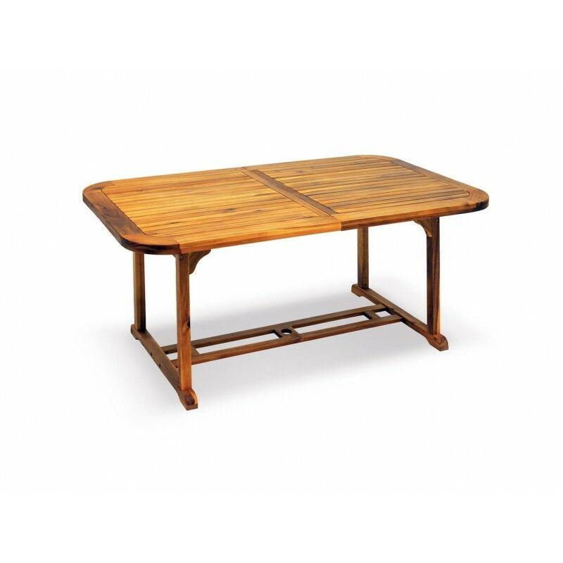 MN - Tavolo rettangolare acacia apertura sincronizzata 180/240X100X74
