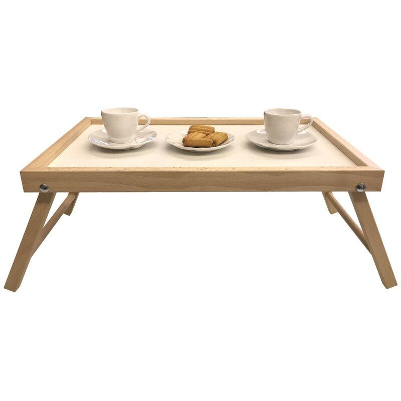 Tavolo tavolino basso vassoio porta colazione pieghevole in legno naturale chiaro per letto camera tavolo Tavolo tavolino basso vassoio porta colazione pieghevole in legno naturale chiaro per letto camera tavolo