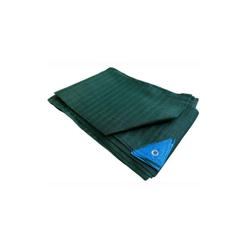 Telo Antispina Rete per raccolta Olive 3x6 mt - 90 gr/mq Senza Apertura Colore Verde con Angoli Rinforzati