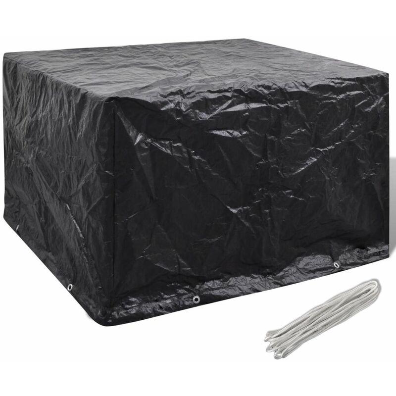 Telo di copertura per mobili da esterno con 8 occHommooelli 135x135x90 cm VD24201
