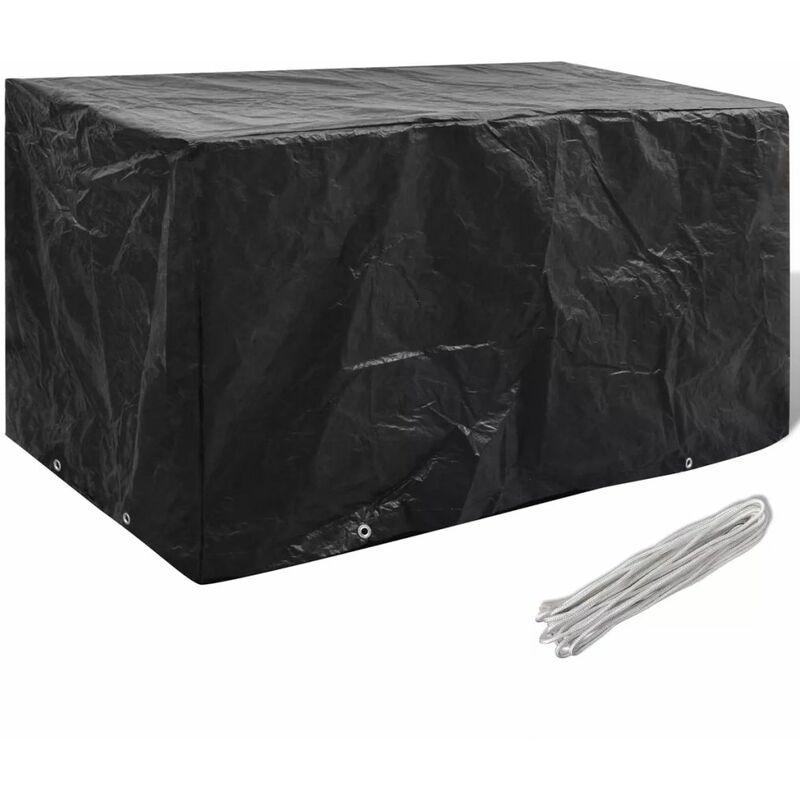 Telo di copertura per mobili da esterno con 8 occHommooelli 180x70x90 cm VD24203