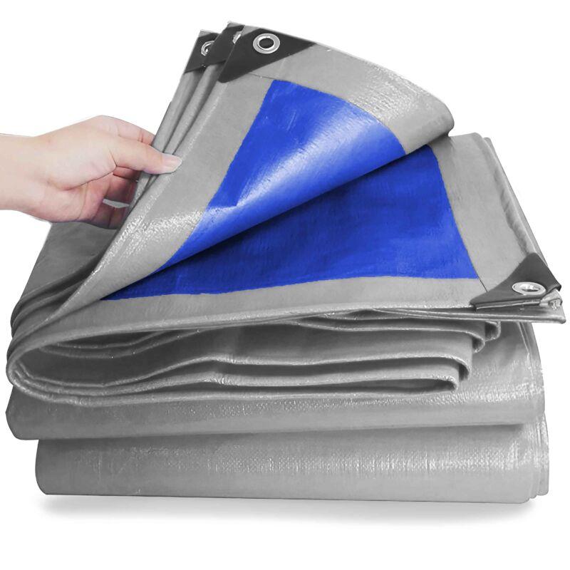 Telo Impermeabile Esterno, Telone Occhiellato 245g/mq Telo Protettivo Multiuso Antistrappo per Auto, Barche, Piscina, Giardino 10X15 Telo Impermeabile Esterno, Telone Occhiellato 245g/mq Telo Protettivo Multiuso Antistrappo per Auto, Barche, Piscina, Giardino 10X15