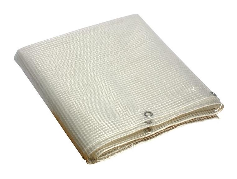 DES - Telone Telo Occhiellato Retinato 3x4 mt in pvc Trasparente Papillon