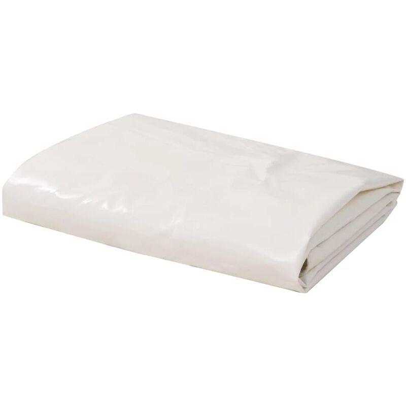 Telone 650 g/m² 3x5 m Bianco - Bianco - Vidaxl