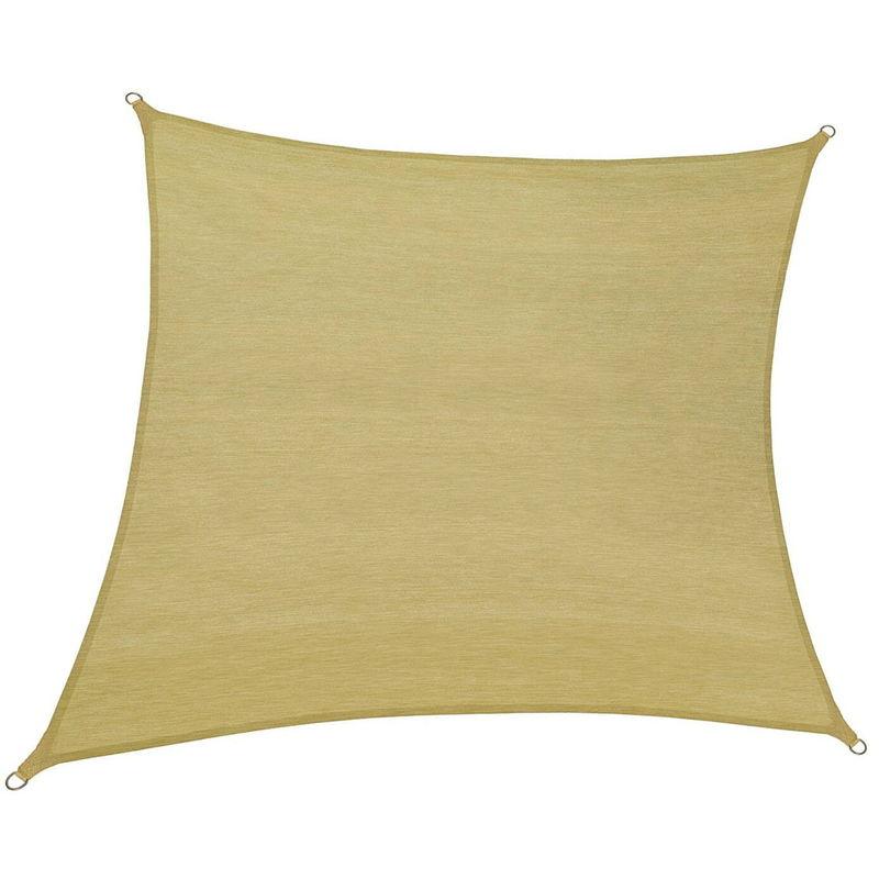 Tenda Vela Da Giardino Quadrata 5x5m Ecrù - Vizzoni