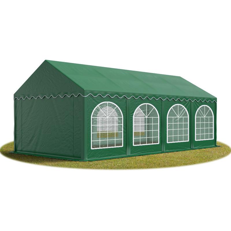 4x8 mTendone per feste PREMIUM PVC verde scuro 100% impermeabile Gazebo da giardino Tendone da esterno Tenda party - TENDAPRO.IT
