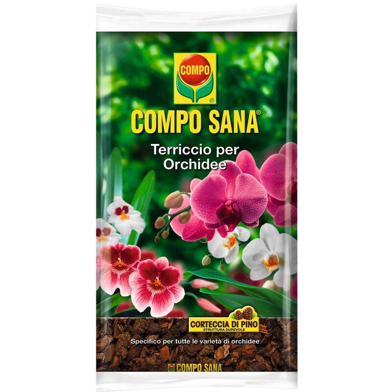 Lt 5 terriccio orchidee orchidea fiori terreno sana substrato corteccia e torba - Compo