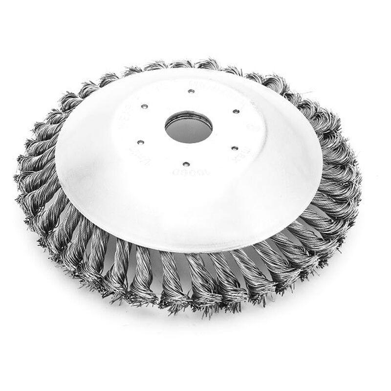 Teste Grass Trimmer del filo di acciaio Vassoio debroussailleuse capi rotella spolverino Un sicuro Prato Erba Prato Mover attrezzi per 8 pollici Teste Grass Trimmer del filo di acciaio Vassoio debroussailleuse capi rotella spolverino Un sicuro Prato Erba Prato Mover attrezzi per 8 pollici