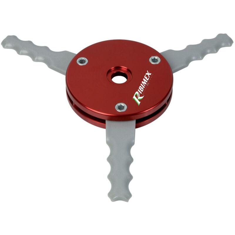 Testina decespugliatore disco 3 lame tagliaerba rovi sterpaglie razerblades ribimex Testina decespugliatore disco 3 lame tagliaerba rovi sterpaglie razerblades ribimex