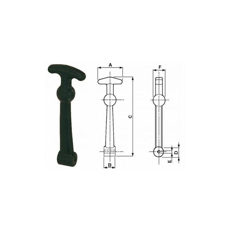 Tirante Elastico Aggancia Cofano In Gomma Lungo Cm 14.5 (20191)