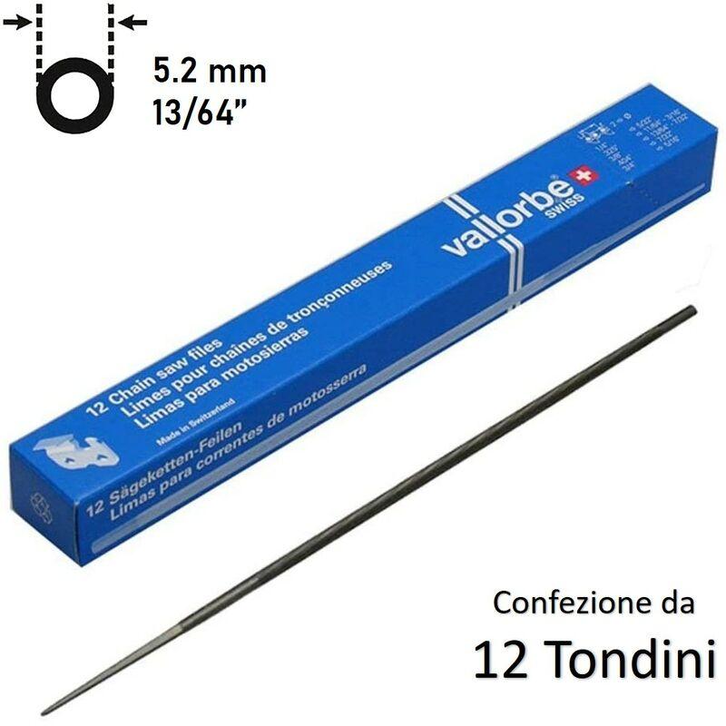 TONDINO 5,2mm (13/64') PROFESSIONALI MADE IN SVIZZERA 12 PZ - Vallorbe
