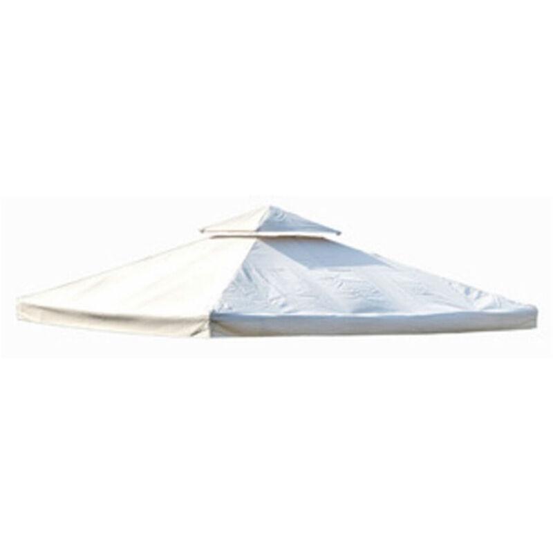 Top ricambio copertura per gazebo 3x3 mod3133 ecru' ecr� con air vent separato