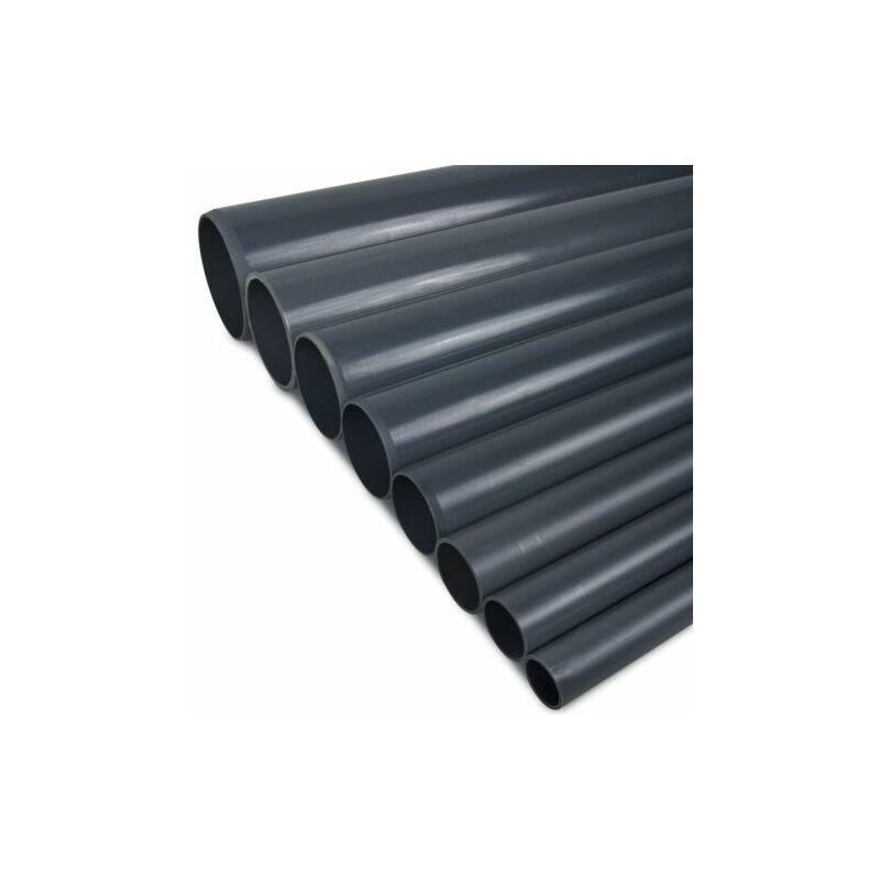 Nd - Tubo Rigido In Pvc A Incollare Ø 63 Mm Lunghezza 1Mt Per Laghetto Stagno Piscina