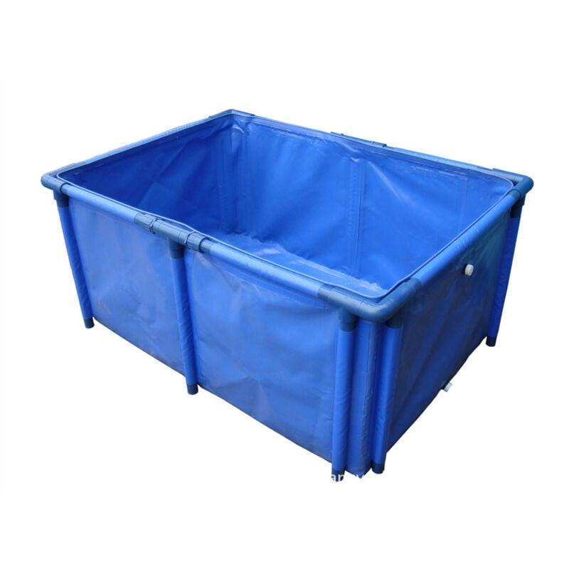 Vasca per ispezione e quarantena Koi 150 x 150 x 70 cm