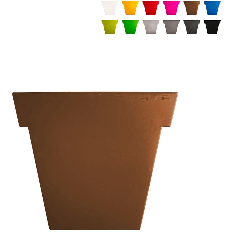 Vaso per piante Il Vaso 55 cm design moderno | Colore: Marrone - SLIDE
