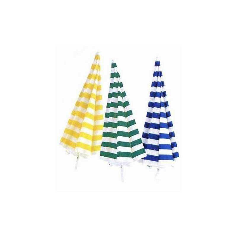 Ombrellone Acciaio Cotone Bianco/Blu 200 05142 - Vette