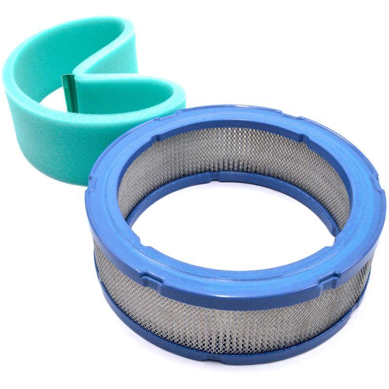 2x Filtri di Ricambio Pre-filtro Filtro Aria per tosaerba Briggs &amp; Stratton 297300, 297400, 30, 303400, 303700, 304400, 305400, 305700, 309400 - Vhbw