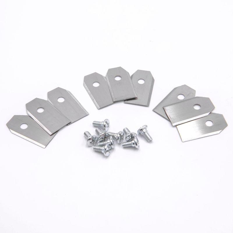 9x lame compatibile con Gardena R38Li, R40Li, R45Li, R50Li, R70Li, R75Li, R80Li, R100Li, R130Li, R160Li, Smart Sileno tosaerba - Vhbw