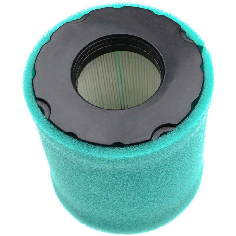 vhbw set di filtri (1x filtro di carta, 1x filtro in spugna) compatibile con Briggs &amp; Stratton Simplicity 5901240 3900 (28 CV) trattorino tagliaerba