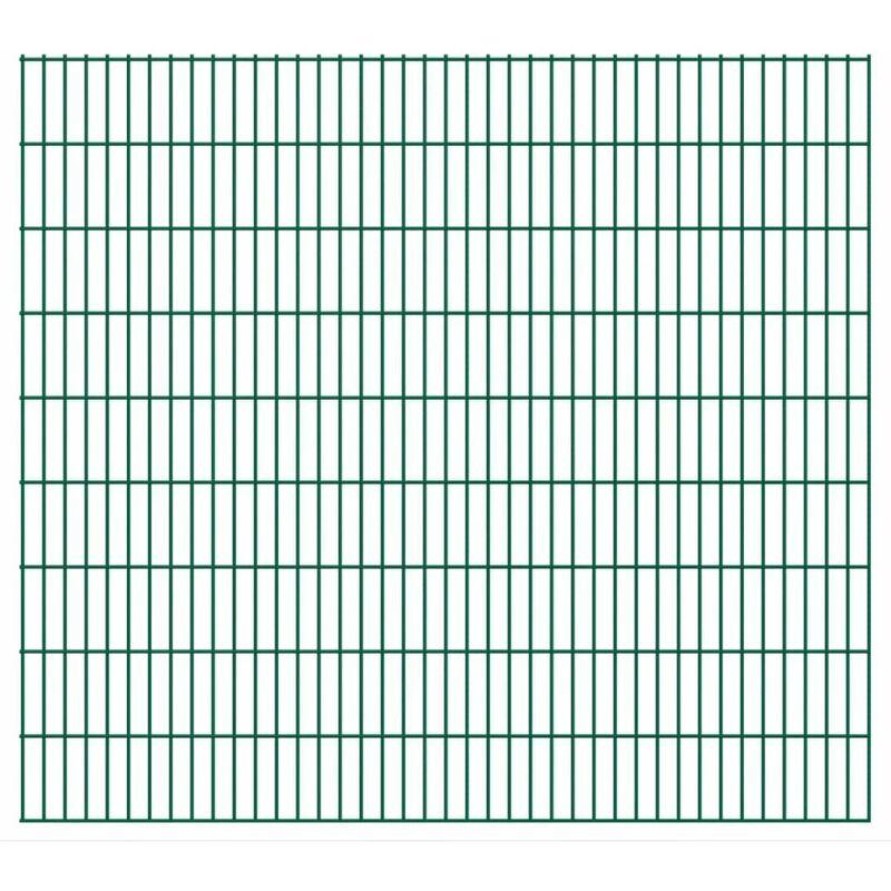 vidaXL 2D Pannelli di Recinzione Giardino 2008x1830 mm 50 m Verde - Verde