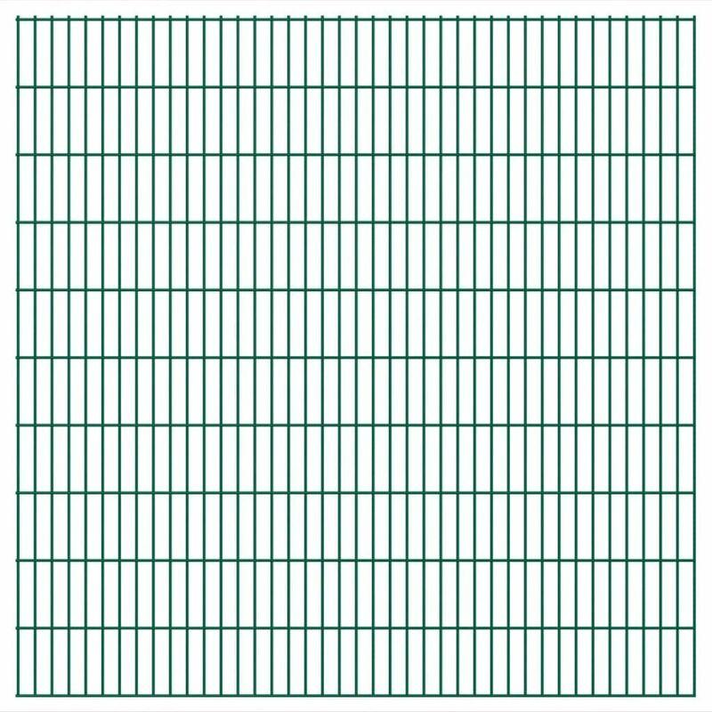 vidaXL 2D Pannelli di Recinzione Giardino 2008x2030 mm 48 m Verde - Verde