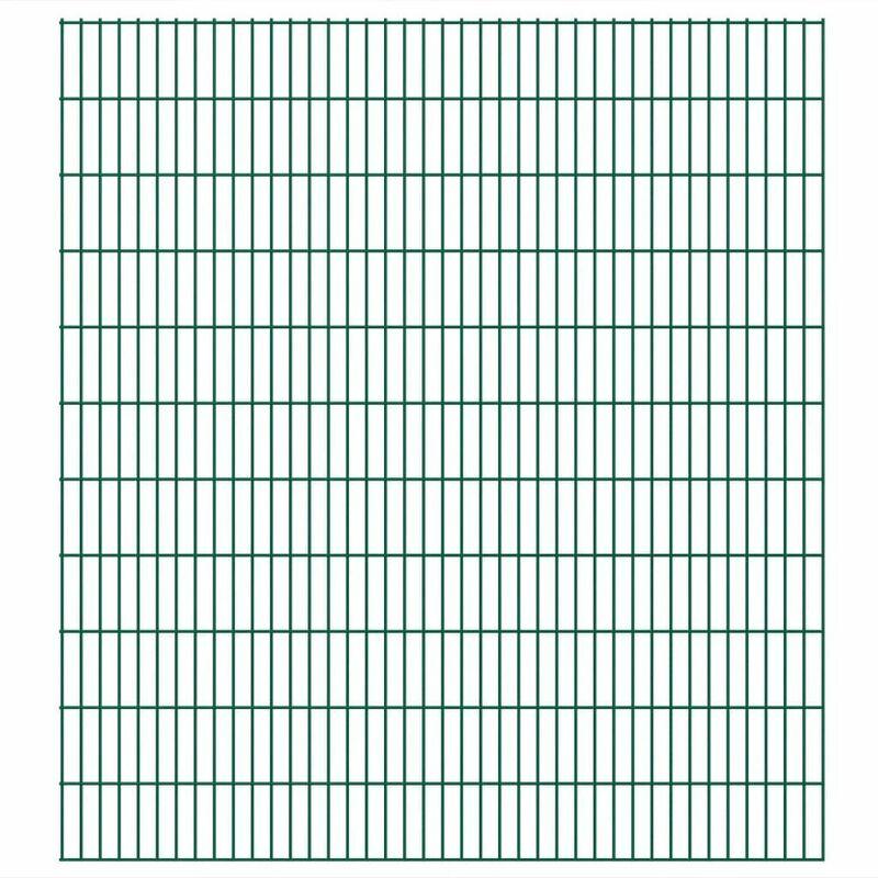 vidaXL 2D Pannelli di Recinzione Giardino 2008x2230 mm 40 m Verde - Verde