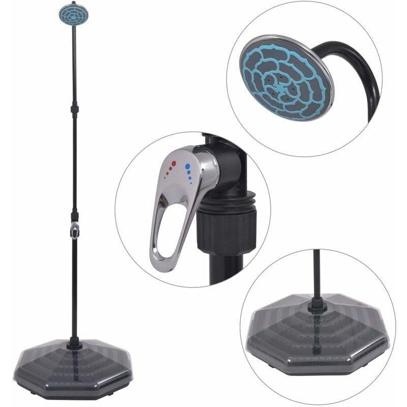 Vidaxl - Doccia Solare 20 L in Alluminio e HDPE - Nero Vidaxl - Doccia Solare 20 L in Alluminio e HDPE - Nero