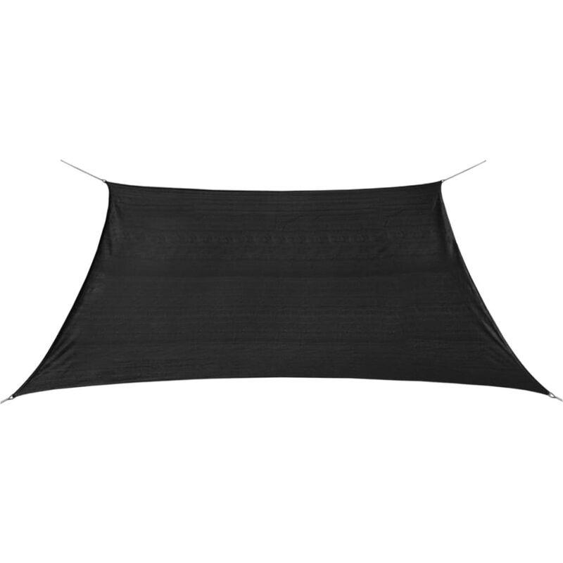 Parasole a Vela HDPE Quadrata 2x2 m Antracite - Antracite - Vidaxl