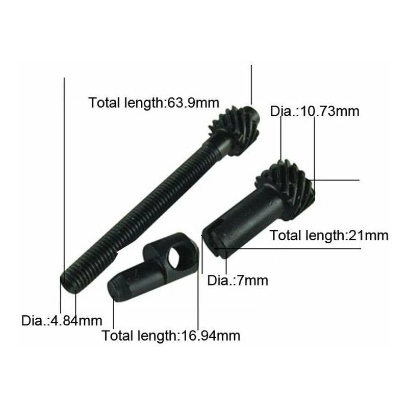 Doctor Machine - Vite regolazione catena - Tendicatena completo - Tensionatore per Motosega 52cc 5200