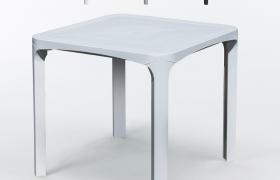 14 Tavoli Grand Soleil Olè bar Polyrattan quadrati 80x80 offerta stock | Bianco