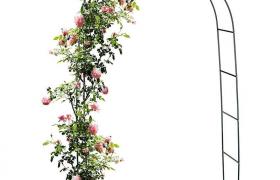Arco Da Giardino Supporto Per Rose Piante Rampicanti In Metallo Altezza 240 Cm