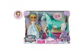 Cliccandoshop - Bambola Princess and Horse (25 cm)
