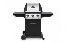 Barbecue a gas Monarch 320 con 3 bruciatori DualTube 2 piani laterali - Broil King