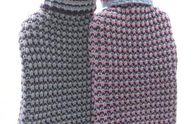Boule Acqua Calda In Gomma, Con Copri Boule In Tessuto Colori Assortiti - KASANOVA