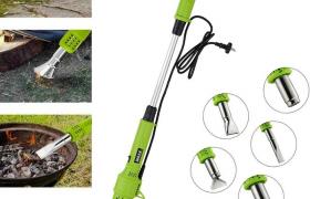 Bruciatore Erba Elettrico 2000W 230V Diserbante Termico Per Erbacce 80/600 Gradi