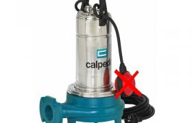Calpeda pompa da DRENAGGIO GQG 6-25 per acque LURIDE con TRITURATORE Trifase 1,5kW svuotamento liquami per fognatura pozzi neri fogna