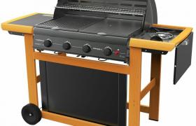 Campingaz Barbecue a Gas 4 Bruciatori Griglia con Fornello Coperchio BBQ 21 Kw - BRICOSHOP24