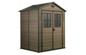 Box Casetta Capanno Keter In Resina Da Giardino Cm 185X237X226 Scala 6X8Dd 37125